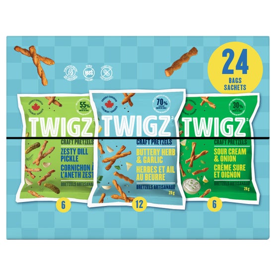 Twigz Variety Pack, 24 × 28 g