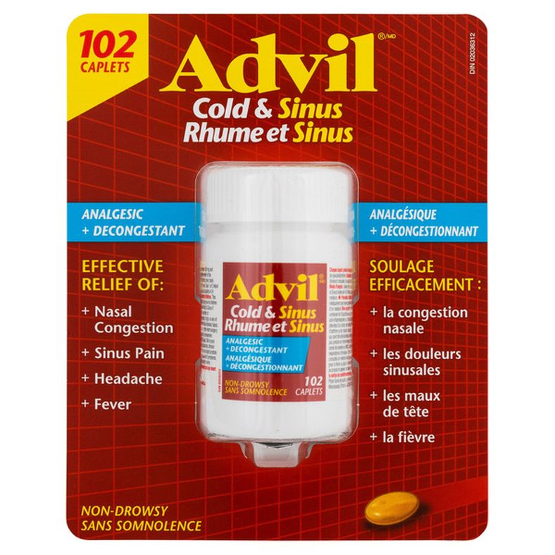 Advil Cold and Sinus Caplets