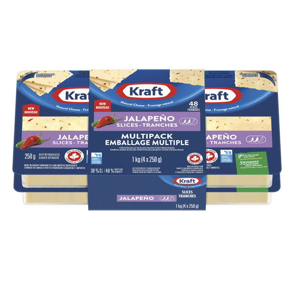 Kraft Jalapeño Monterey Jack Cheese Slices
