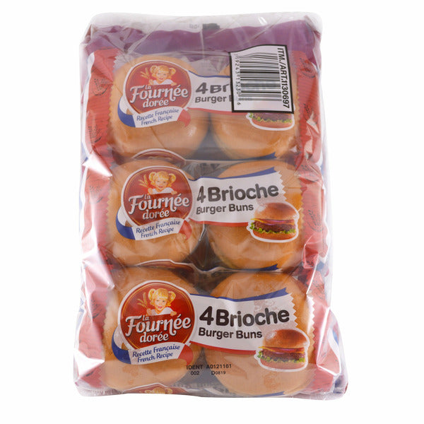 La Fournée Dorée Brioche Burger Buns