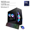 iBUYPOWER Gaming Desktop PC with Intel Core Ultra 5, 16GB RAM & 1TB SSD