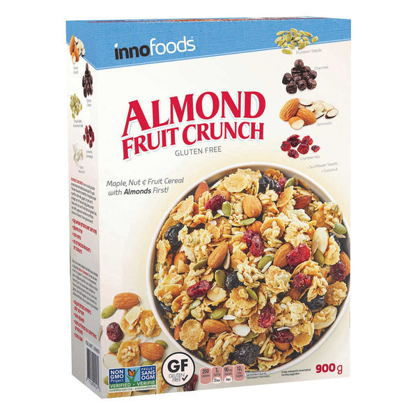 InnoFoods Gluten Free Almond Fruit Crunch Cereal