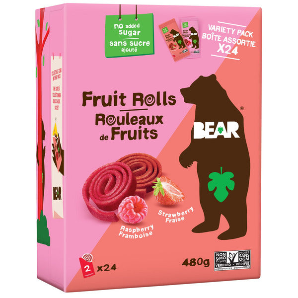 BEAR Fruit Rolls Variety Pack, No Added Sugar