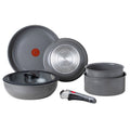 T-fal Ingenio 7-Piece Cookware Set - Gray