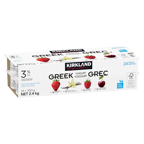 Kirkland Signature 3% Greek Yogurt Variety Pack