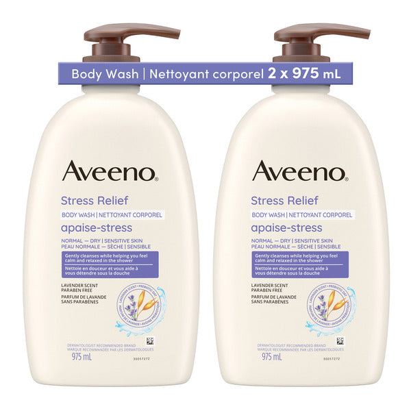 Aveeno Stress Relief Lavender Scent Body Wash