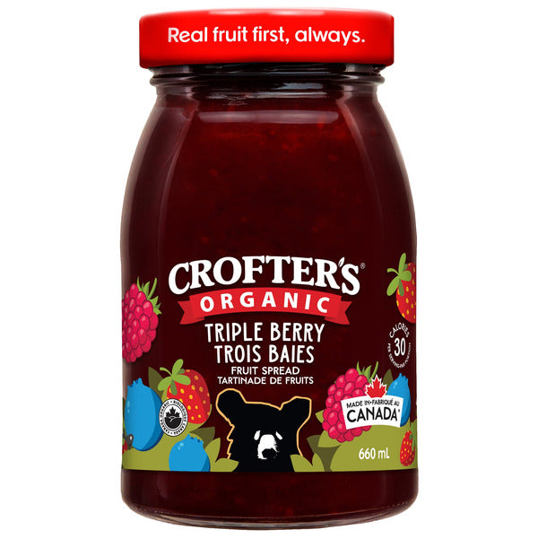 Crofter's Organic Triple Berry Fruit Spread