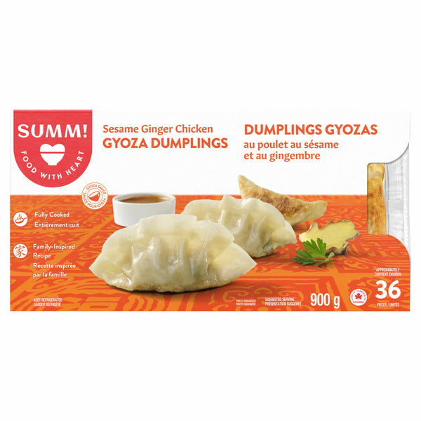 Summ! Sesame Ginger Chicken Gyoza Dumplings