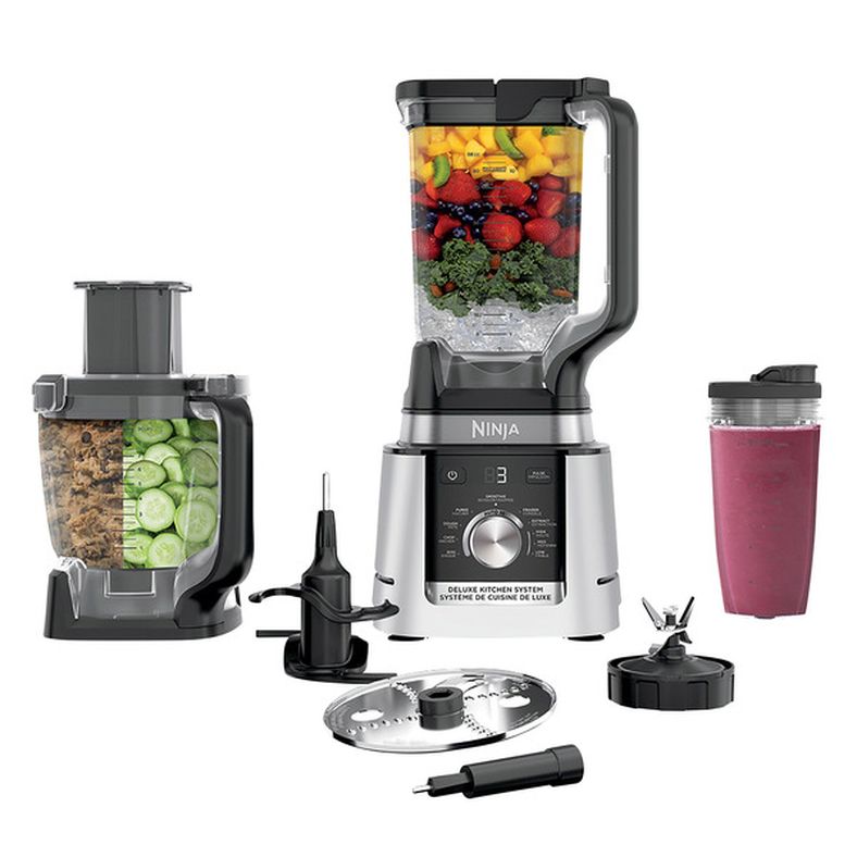 Ninja Deluxe Blender & Kitchen System with 88 oz (2.6 L) Pitcher, 9-Cup Processor & Auto-iQ
