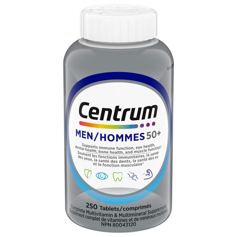 Centrum Complete Multivitamin & Mineral Supplement for Men 50+ Tablets