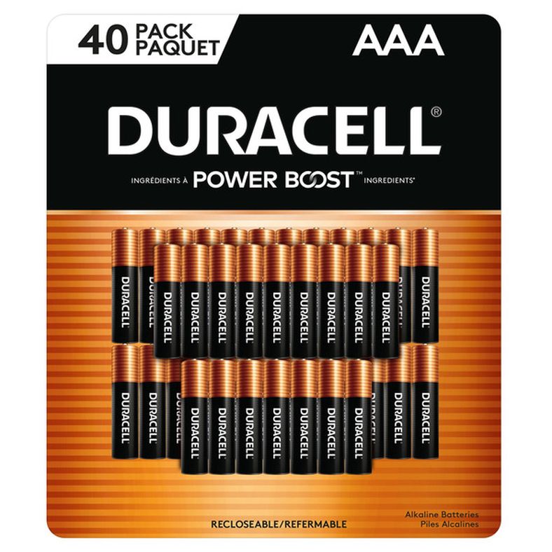 Duracell Coppertop AAA Alkaline Batteries with Power Boost Ingredients