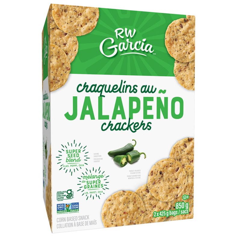 RW Garcia 3 Seed Jalapeño Crackers