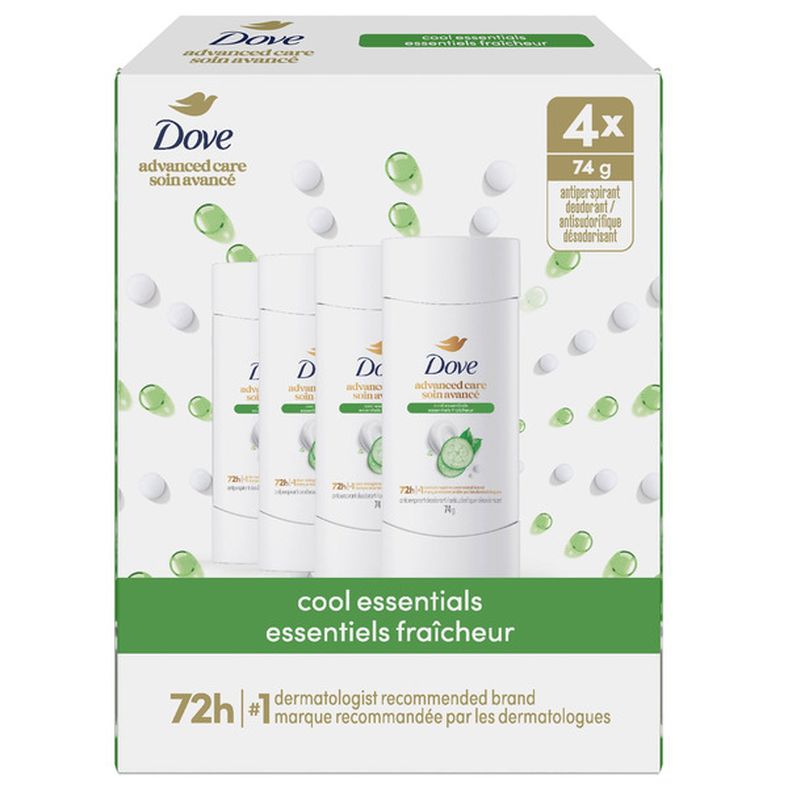 Dove Women's Cool Essentials Advanced Care Antiperspirant Deodorant