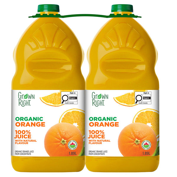 Grown Right Organic Orange Juice