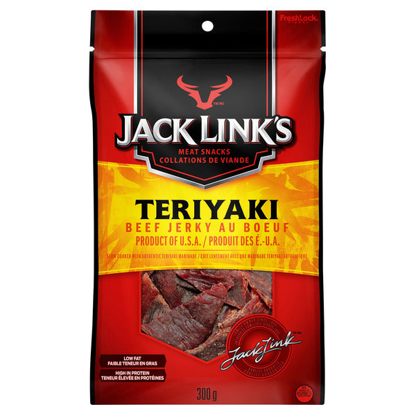 Jack Link's Beef Jerky, Teriyaki, Meat Snacks