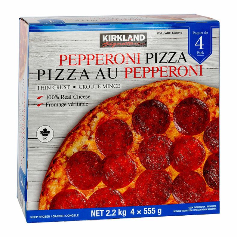 Kirkland Signature Pepperoni Thin Crust Pizza
