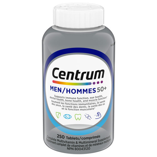 Centrum Complete Multivitamin & Mineral Supplement for Men 50+ Tablets