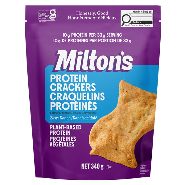 Milton's Zesty Ranch Protein Crackers