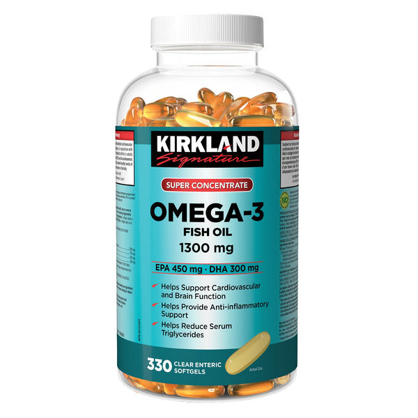 Kirkland Signature Super Concentrate Omega-3 Fish Oil Softgels