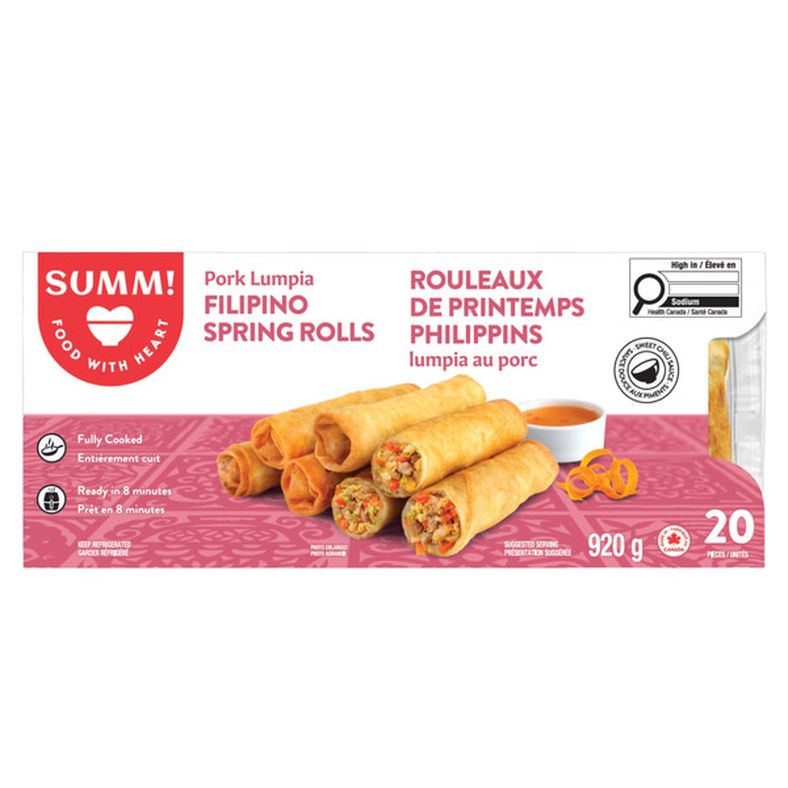 SUMM! Pork Lumpia Spring Rolls