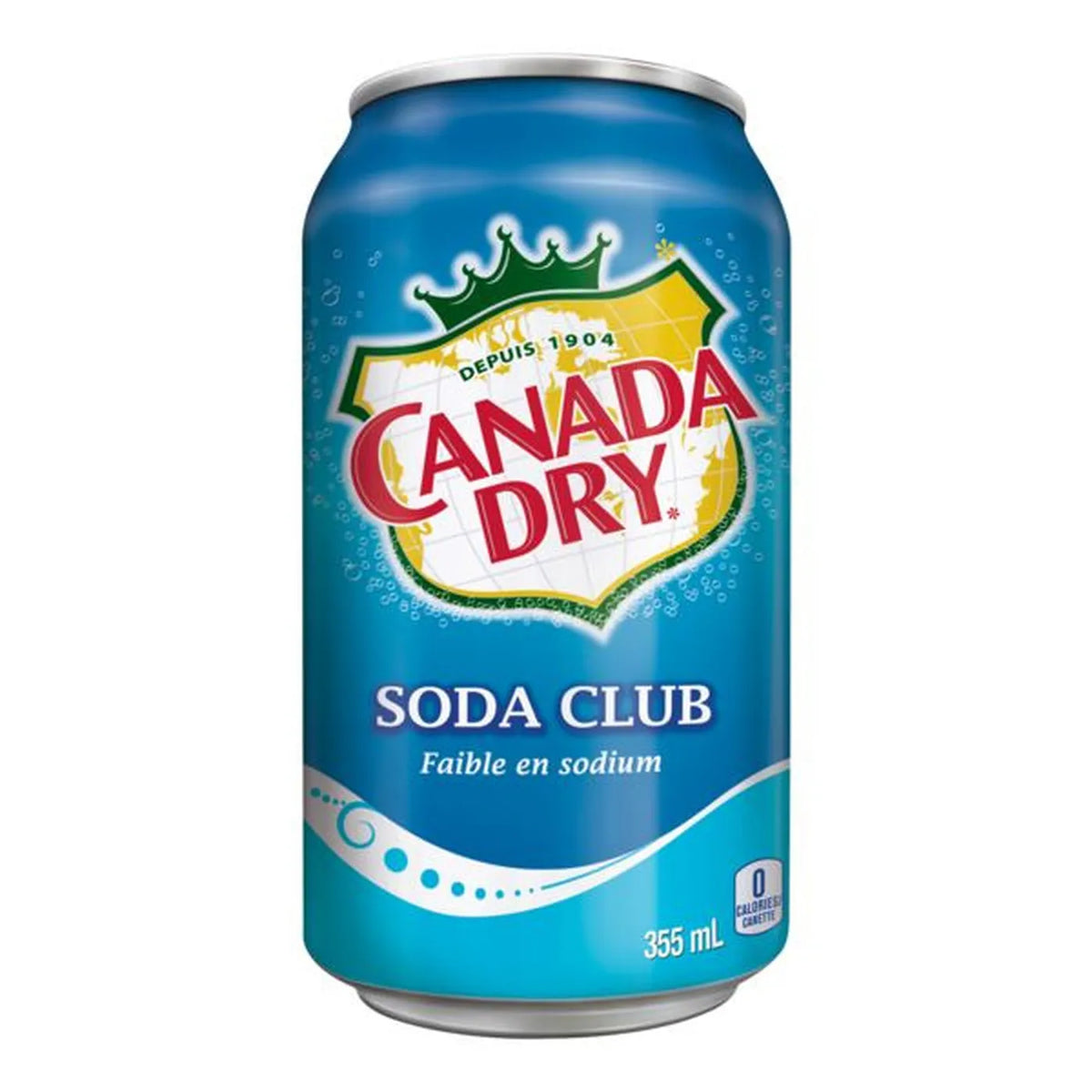 Canada Dry® Club Soda 355 mL Cans, 24 Pack