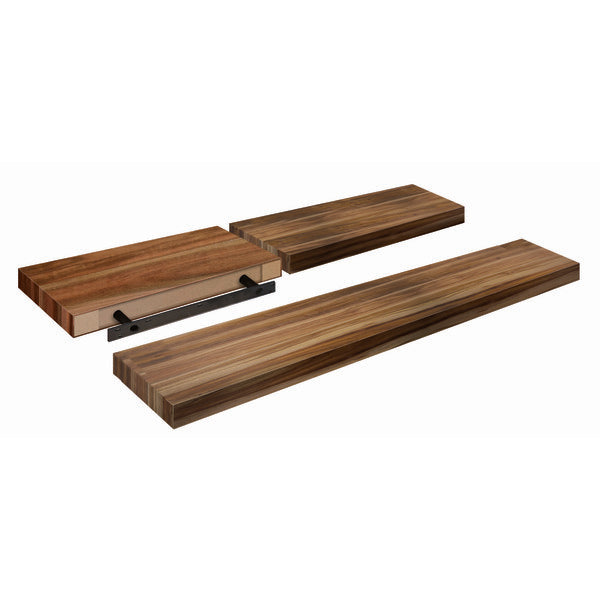 Acacia Floating Shelves