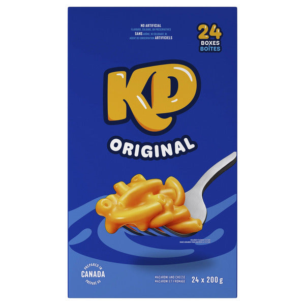 Kraft Macaroni & Cheese Original Macaroni and Cheese, 24 × 200 g