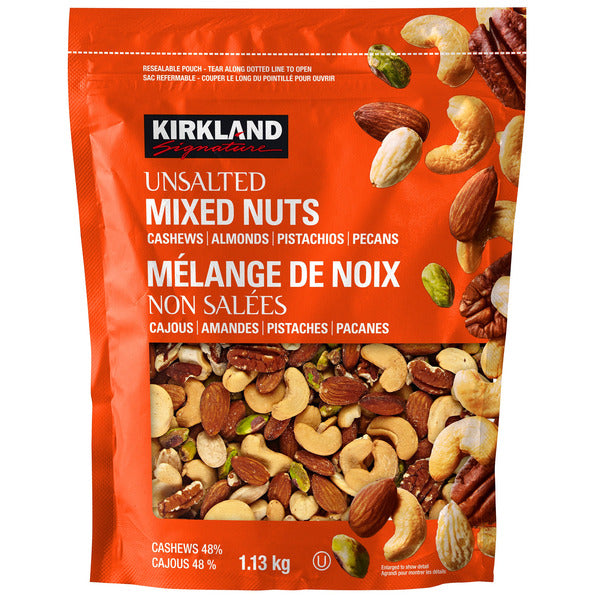 Kirkland Signature Unsalted Mixed Nuts