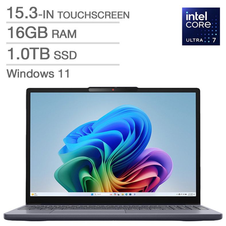 Lenovo IdeaPad Slim Laptop, Intel Core Ultra 7, 16GB RAM, 1TB SSD, Windows 11