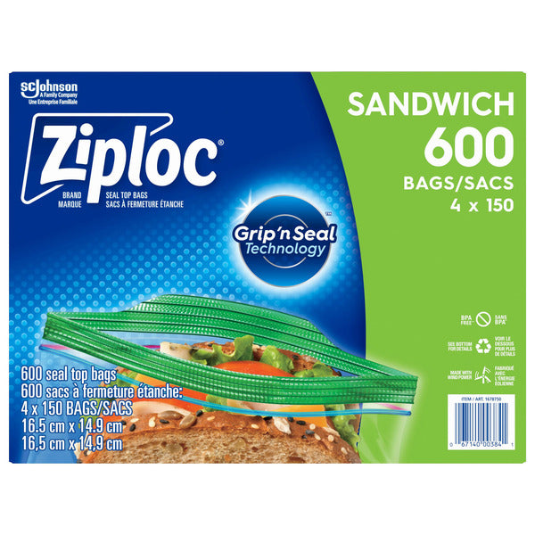 Ziploc Easy Open Sandwich Bags