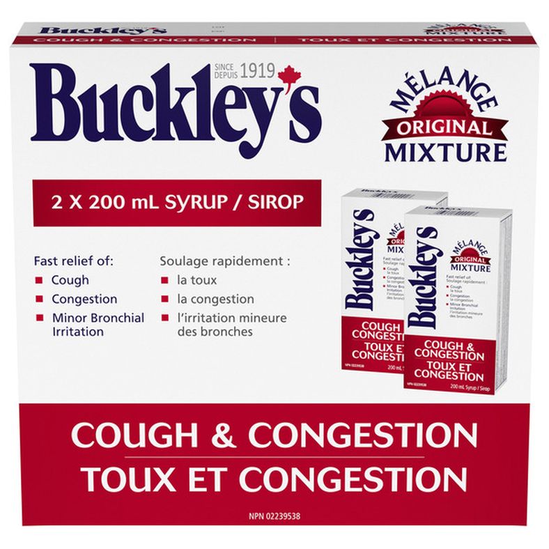 Buckleys Original Cough Congestion Syrup