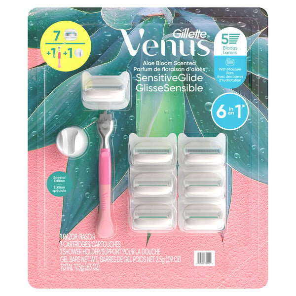 Venus Women’s Aloe Bloom SensitiveGlide Razor