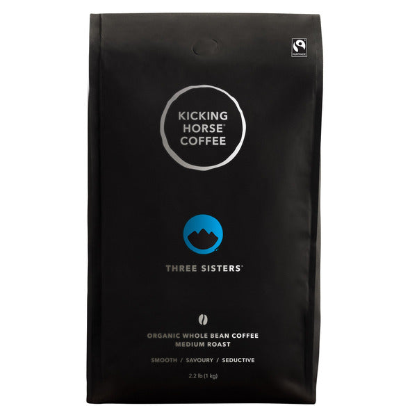 Kicking Horse Coffee Organic Fairtrade Three Sisters Coffee Bean