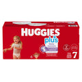 Huggies Little Movers Plus Diapers, Size 7