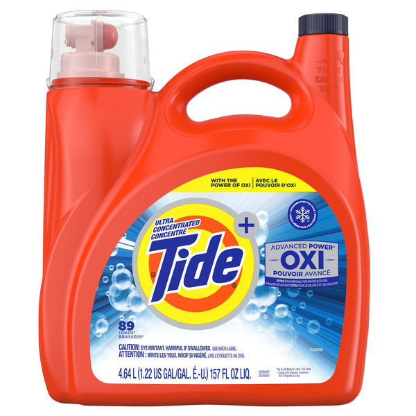 Tide Advanced Power Ultra Concentrated Liquid Laundry Detergent With Oxi