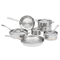Kirkland Signature 10 Piece 5 Ply Clad Stainless Cookware Set