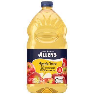 Allens Pure Apple Juice Low Acid