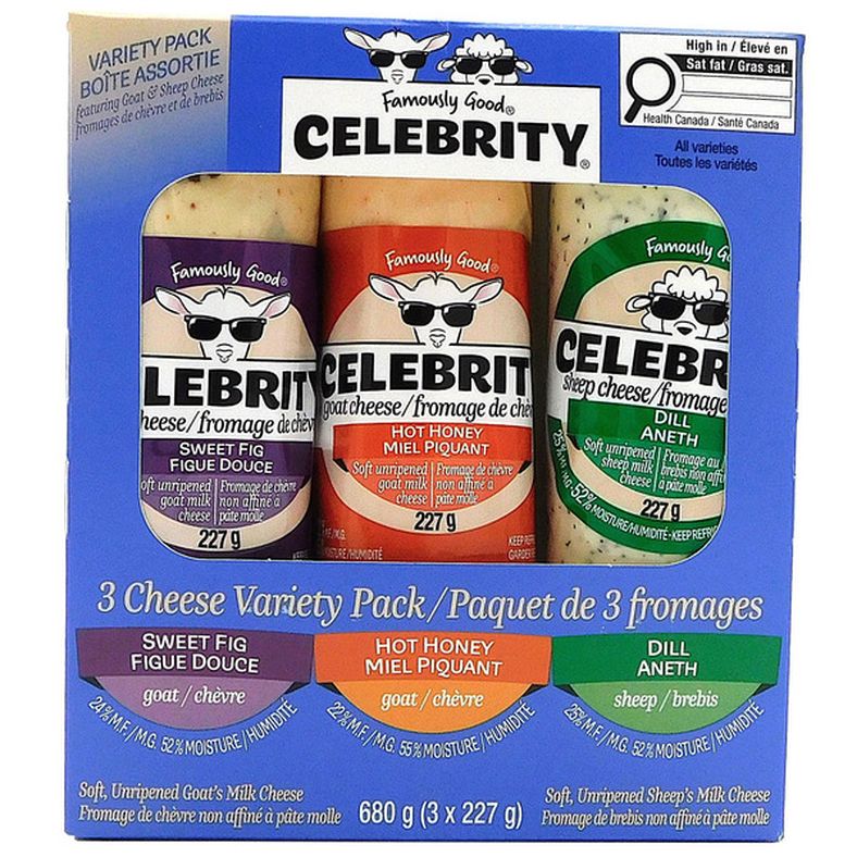 Celebrity Cheese Variety Pack