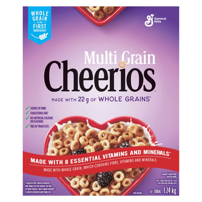 Cheerios Multi Grain Cereal, Whole Grains