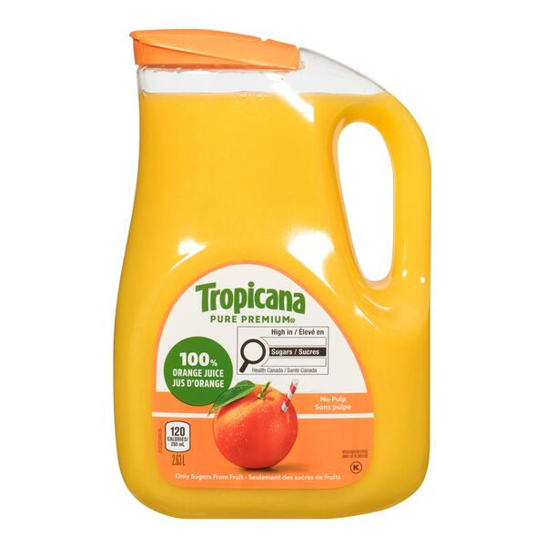 Tropicana 100% Orange Juice - No Pulp