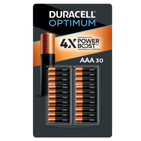 Duracell Optimum AAA Batteries with Power Boost Ingredients
