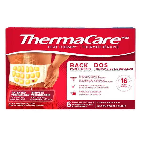 ThermaCare Advanced Back Pain Therapy Heatwraps