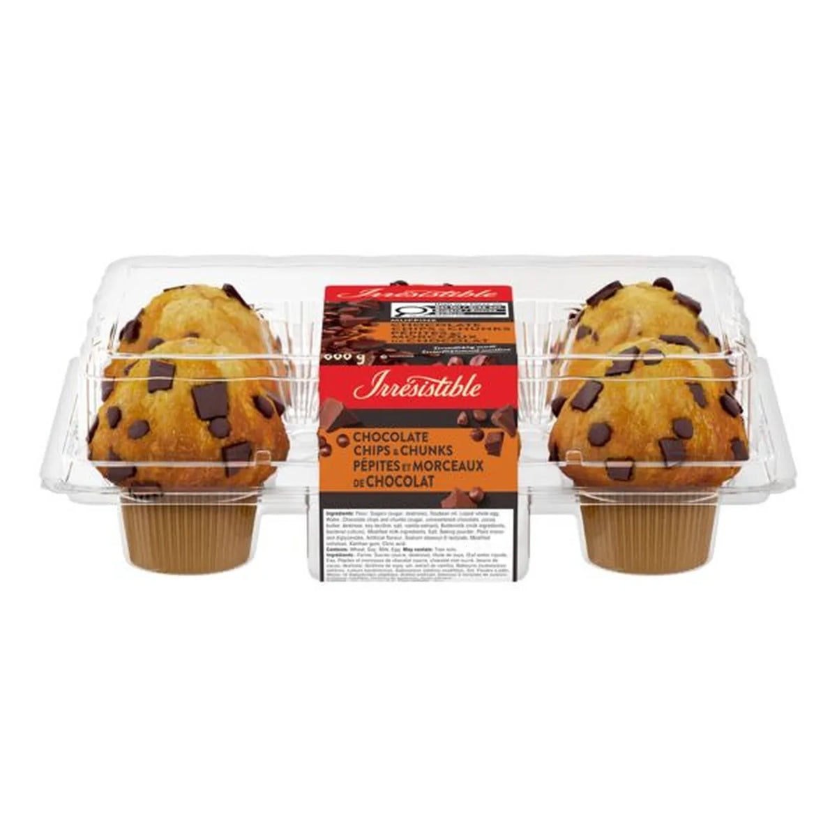 Irresistibles Chocolate Chips & Chunks Muffins