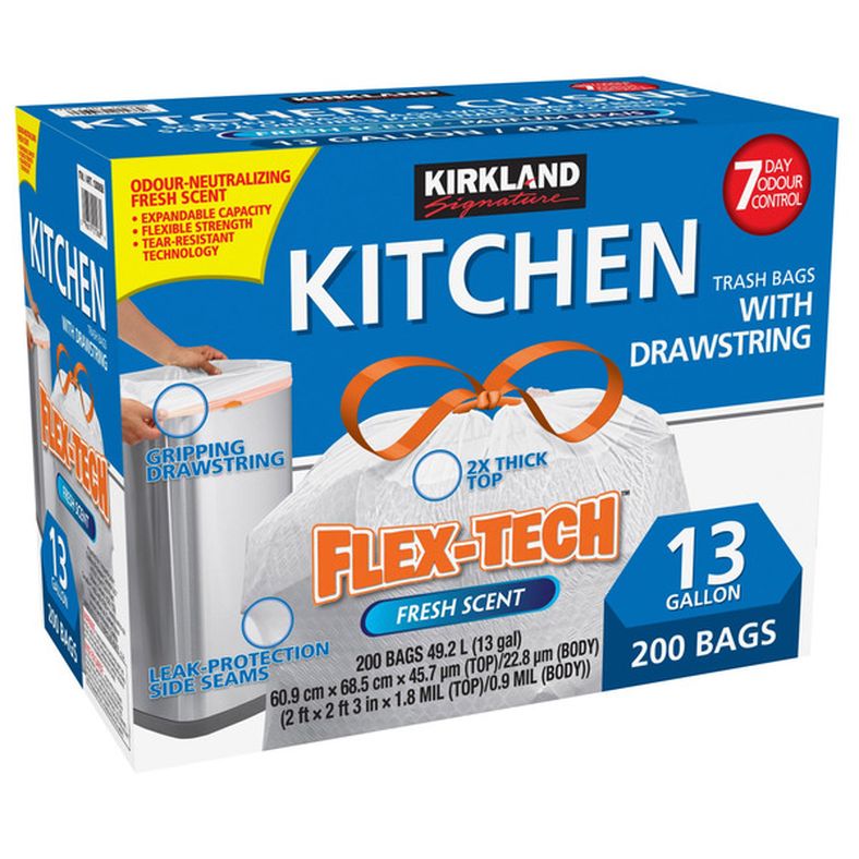 Kirkland Signature Scented Drawstring Kitchen Bags