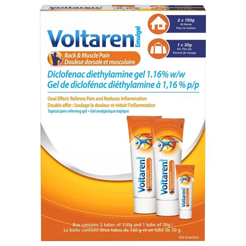 Voltaren Back & Muscle Topical Pain Relieving Gel