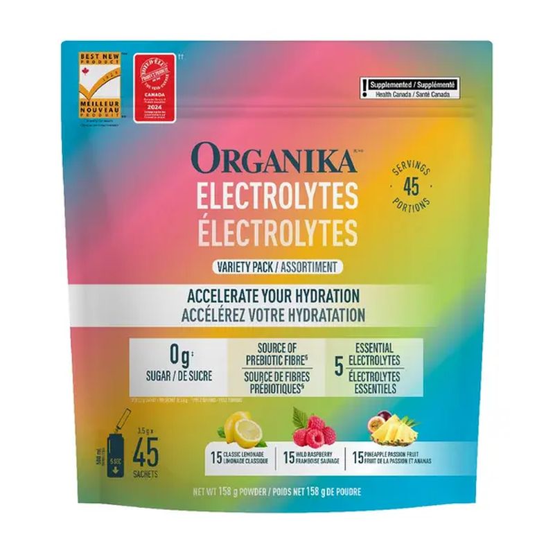Organika Electrolyte Powder Variety Pack Sachets