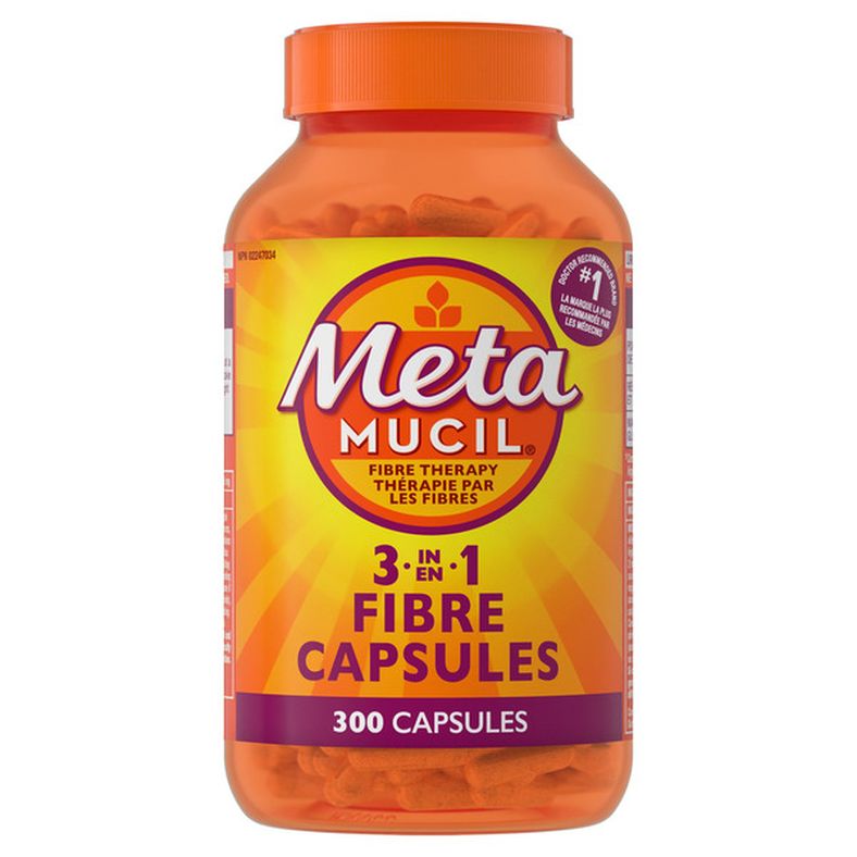 Metamucil Daily Fibre Supplement Capsules