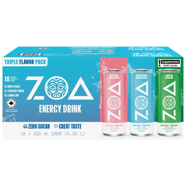 ZOA Energy Drink Variety Pack