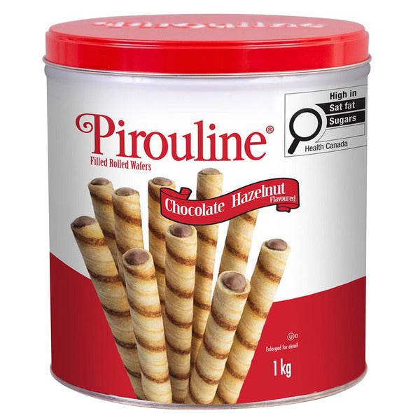 Pirouline Chocolate Hazelnut Filled Rolled Wafers