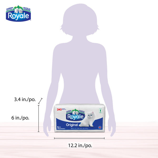 Royale Original 1 Ply Napkins 240 ct